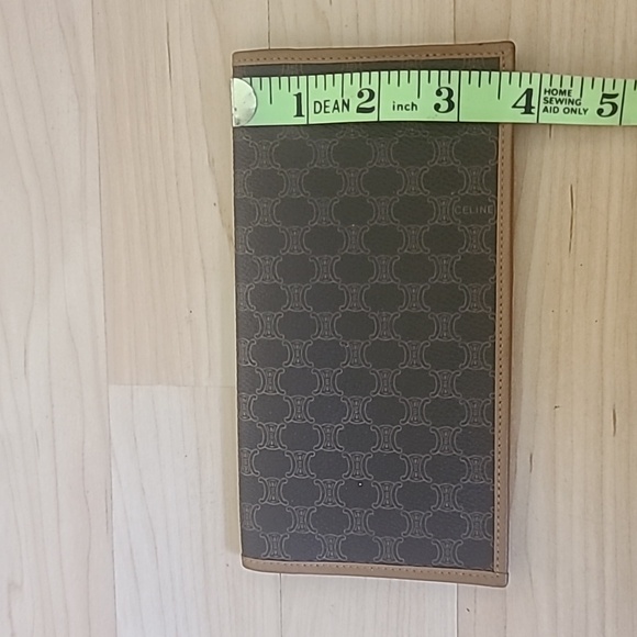 NWOT Celine Macadam Pattern PVC Wallet Bifold Long Billfold Unisex - Picture 9 of 9
